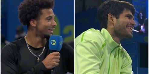 Fils non si tiene e 'insulta' Alcaraz dopo la sconfitta a Doha: "Cabron". Carlos se la ride...