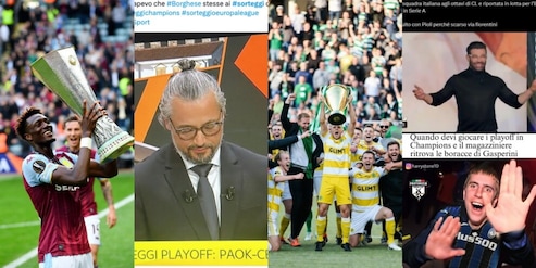 Dalla 'disperazione' per il derby italiano in Europa all' Atalanta unica in Champions: i social si scatenano dopo i sorteggi
