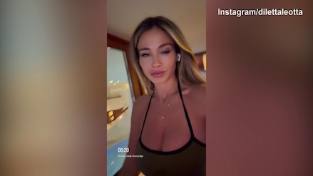 Diletta Leotta, la mattinata inizia in palestra