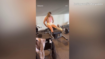 Incredibile: Lindsey Vonn è già in piedi