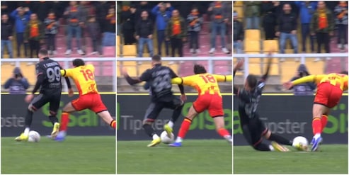 Cremonese furibonda: Sanabria cade davanti a Falcone nel recupero, la fotosequenza