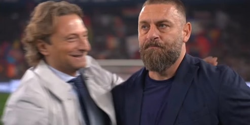 Il pomeriggio di De Rossi, batte la Roma e non sorride mai in campo: dall'abbraccio con El Shaarawy al saluto a Gasperini
