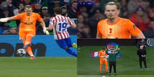 Prima la papera surreale poi il cambio con Vicario e la fuga nel tunnel: disastro Kinsky in Atletico Madrid-Tottenham