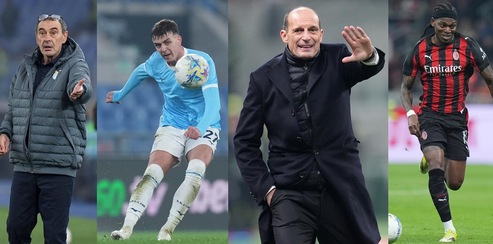 Lazio-Milan, le probabili formazioni di Sarri e Allegri