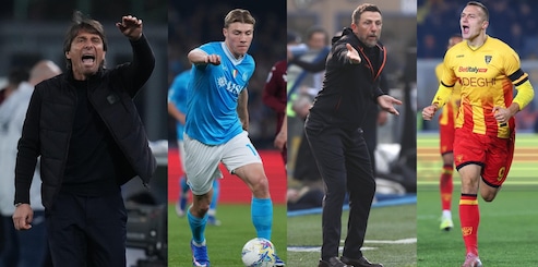 Napoli-Lecce, le probabili formazioni di Conte e Di Francesco