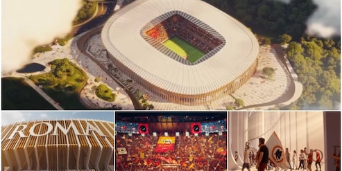 Ecco come sarà il nuovo stadio della Roma: tutte le foto del progetto