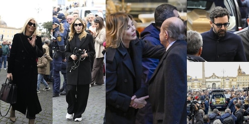 Funerali Enrica Bonaccorti: da Alba Parietti a Ilona Staller, tutti i vip presenti