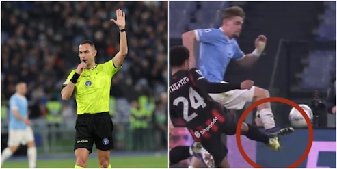 Moviola Milan-Lazio: Guida perfetto, non c’è rigore su Athekame