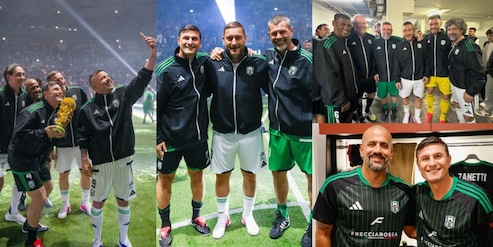 Da Totti a Zanetti e Veron, con Amelia, Davids e...: quante leggende del calcio al raduno di Operazione Nostalgia