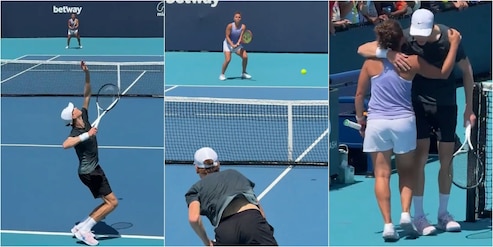 Sinner e la scelta da brividi: per la finale con Lehecka si allena con... Paolini. Festa Italia a Miami, con la grande incognita meteo