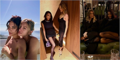 Elodie, le foto nella vasca idromassaggio con Franceska fanno impazzire i social