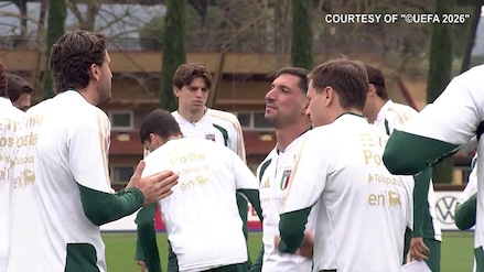 Italia, gli azzurri si allenano a Coverciano