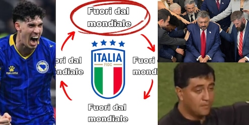 È psicodramma azzurro: Italia ancora fuori del Mondiale, social increduli e furiosi dopo il ko contro la Bosnia