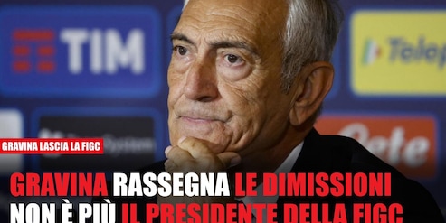 Si è dimesso Gravina