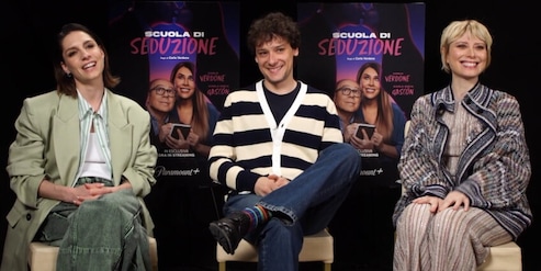 Scuola di seduzione, l'intervista a Beatrice Arnera, Romano Reggiani e Euridice Axen