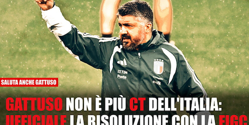 Si dimette anche Gattuso