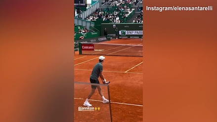 ATP Montecarlo, Elena Santarelli osserva Sinner