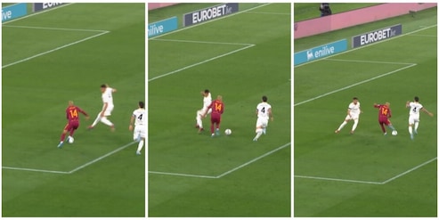 Il gol di Malen è una magia: la fotosequenza del supergol contro il Pisa