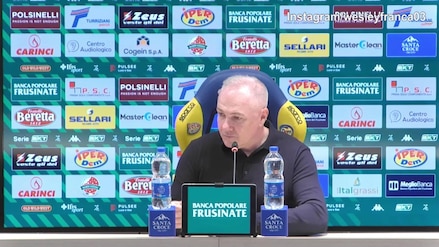 Alvini: "Pari giusto, cavolo che Frosinone"