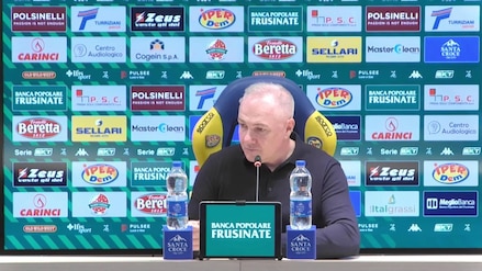 Alvini: "Pari giusto, cavolo che Frosinone"