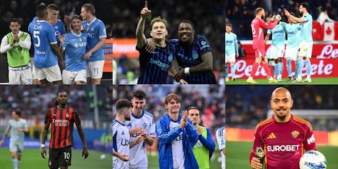 Dalla volata scudetto alla lotta Champions: il confronto tra classifica e calendario di Roma, Como, Juve, Milan, Napoli e Inter