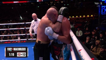 Tyson Fury contro Makhmudov: gli ultimi scambi del match