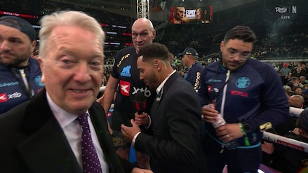 Tyson Fury: "Un bel rientro ma non è stato facile"