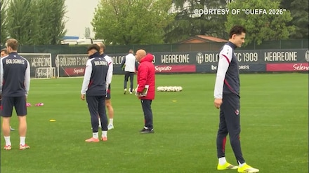 Bologna, Italiano guida l'allenamento