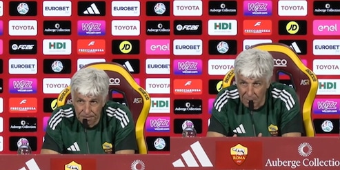 Gasperini si commuove e lascia la conferenza stampa in lacrime
