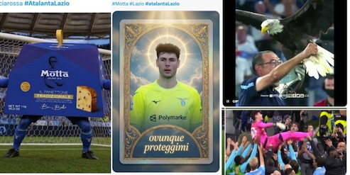 Motta eroe e in lacrime dopo la vittoria della Lazio ai rigori: i tifosi biancocelesti pazzi di lui sui social