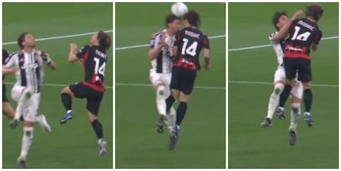Locatelli-Modric, il siparietto dopo il duello aereo in Milan-Juve: "Hai la testa dura!". E il bianconero risponde...