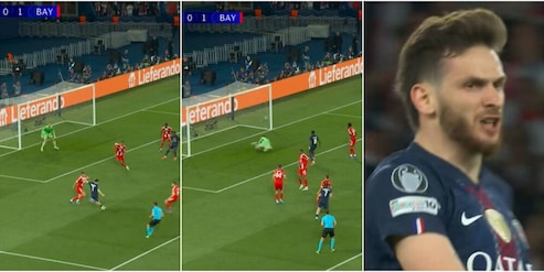 Kvaratskhelia, la magia in Psg-Bayern Monaco: la fotosequenza del gol