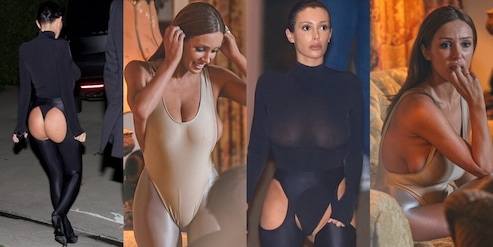 Bianca Censori non lascia spazio all'immaginazione: sexy trasparenze nei suoi look audaci