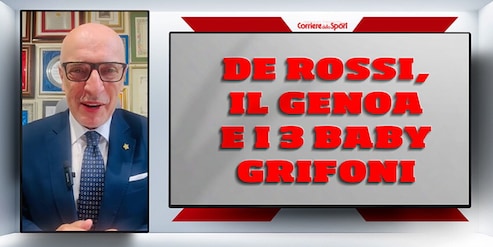 Quell’emozione di De Rossi con i bambini rossoblù: ‘Il Genoa ti conquista’