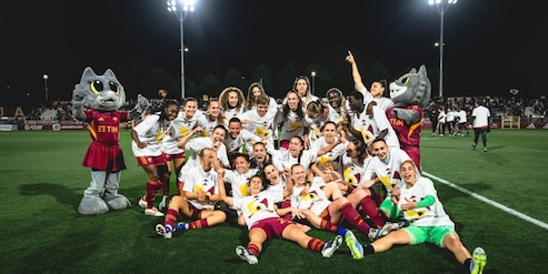 La Roma femminile allo stadio Olimpico: la festa scudetto tra Roma-Fiorentina e Campidoglio