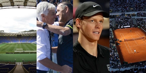 Derby Roma-Lazio e tennis, che intreccio: la Champions si gioca a pranzo