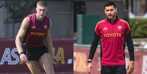 Roma, Pellegrini e Dovbyk tornano in gruppo in vista del derby