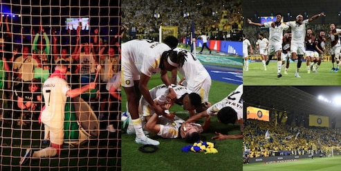 Tamburi, bandiere, abbracci, pianti e Cristiano Ronaldo scatenato: tutte le foto della festa scudetto dell'Al Nassr