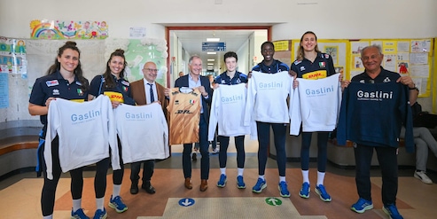 Le Azzurre della pallavolo in visita all’ospedale pediatrico Istituto Giannina Gaslini