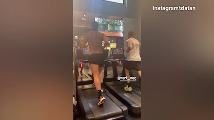Ibra, corsa sul tapis roulant