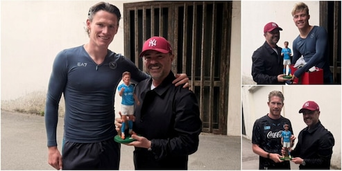 De Bruyne, McTominay e Hojlund, un omaggio speciale da San Gregorio Armeno