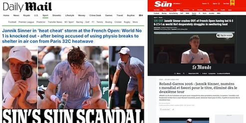 Sinner fuori dal Roland Garros, la stampa internazionale sotto shock: "Persa l'occasione della vita"