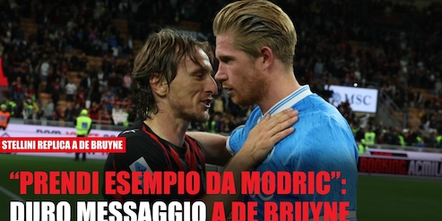 “Prendi esempio da Modric”