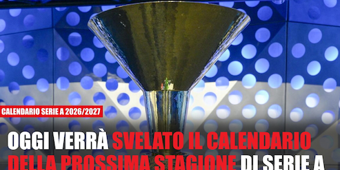 Oggi il calendario di serie A: orario, dove vederlo in tv, regolamento