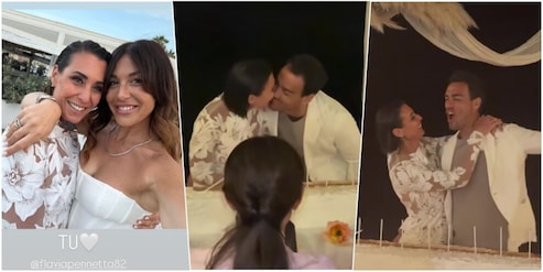 Tra Fognini e Pennetta esplode l'amore per i 10 anni di matrimonio: super festa e baci infuocati
