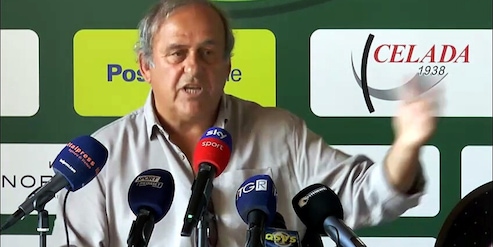 Platini: "L'Italia deve ripartire da zero"