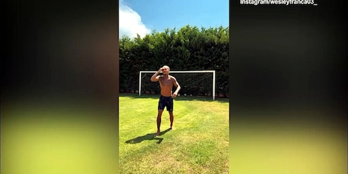 Wesley, il video che tranquillizza i tifosi della Roma