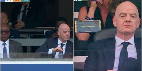 Mistero Infantino, le tv lo riprendono in tribuna a vedere contemporaneamente Germania e Costa d'Avorio!