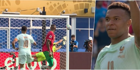 Perla di Mbappé, tiro a giro da fermo: la fotosequenza del gol