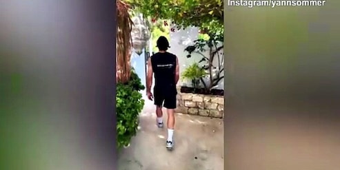 Yann Sommer svincolato non smette di allenarsi